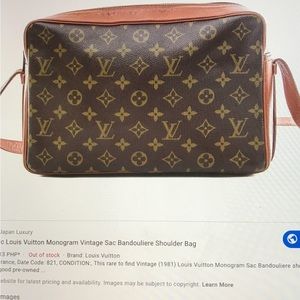 Louis Vuitton Brown Monogram Shoulder Bag
